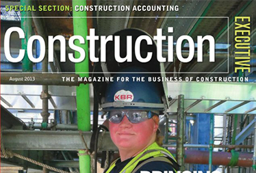 Construction executive magazine cover