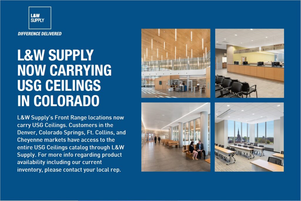 L&W Supply CO Ceilings Postcard